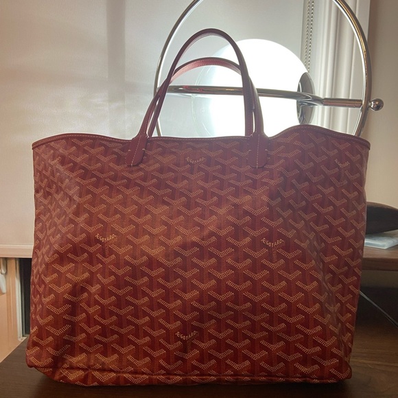 （Sold）Goyard Saint Louis Totte in Red - Picture 4 of 5